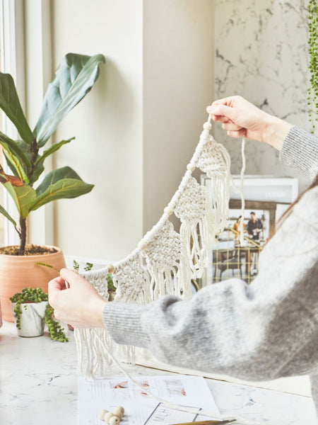 DIY Macrame Wall Hanging Craft Kit – Home Made Luxe