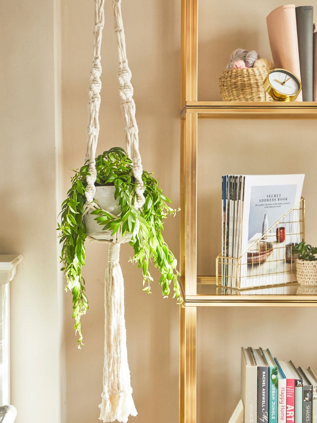 macrame plant hanger craft kit Plant Hanger Craft Kit in Macramé